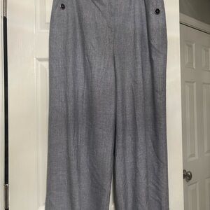 Tommy Hilfiger Blue and white cropped Trousers